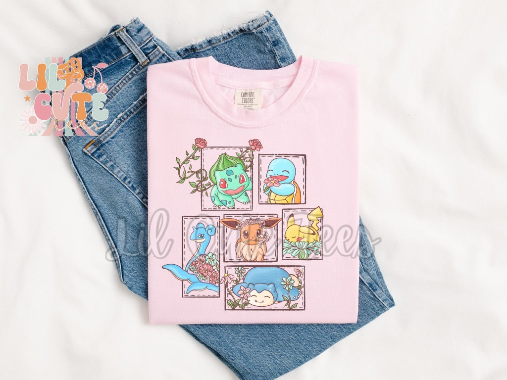 Poke Floral Patches