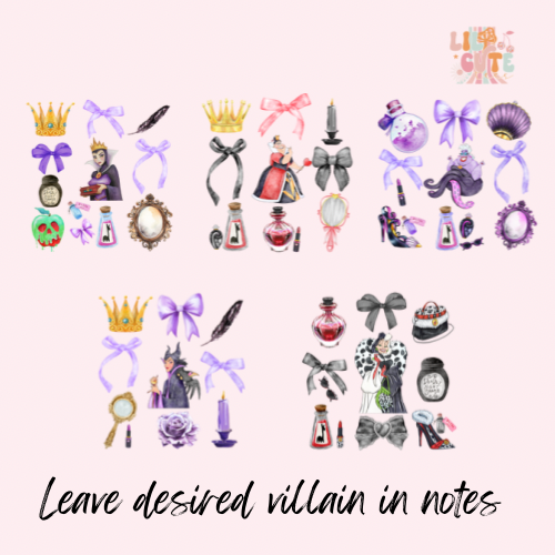 Team princess or villain (Select design)