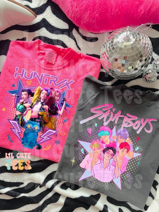 K Pop band tees