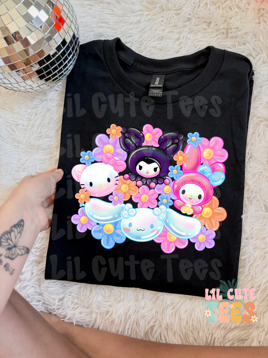 Floral Balloon Heelers
