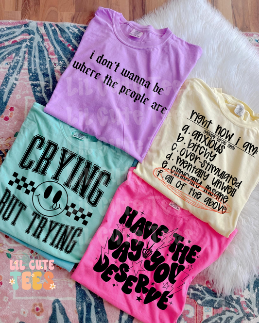 Mom Tees (Select Design)