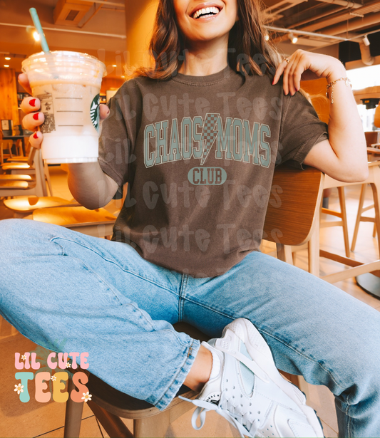 Chaos Moms Club (Green font)