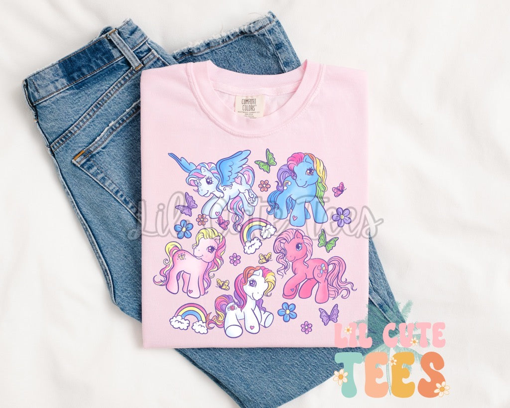 Pastel Butterfly Ponies
